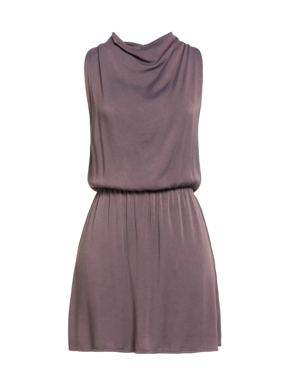 Sleeveless Dusty Mauve Blouson Dress